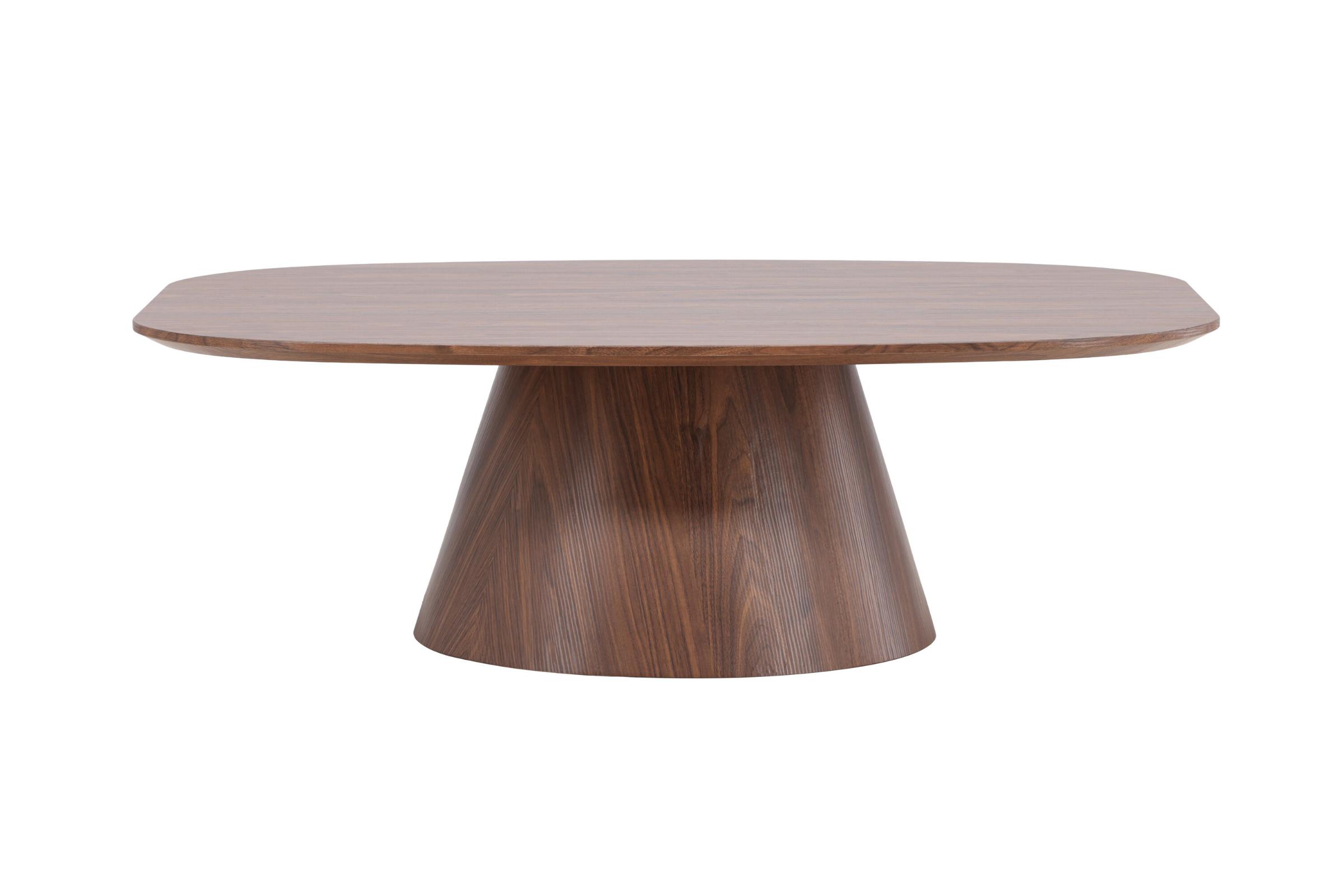 VENTURE DESIGN Lanzo sofabord, rektangulær - MDF med mocca 3D-papir (120x92,5x39)