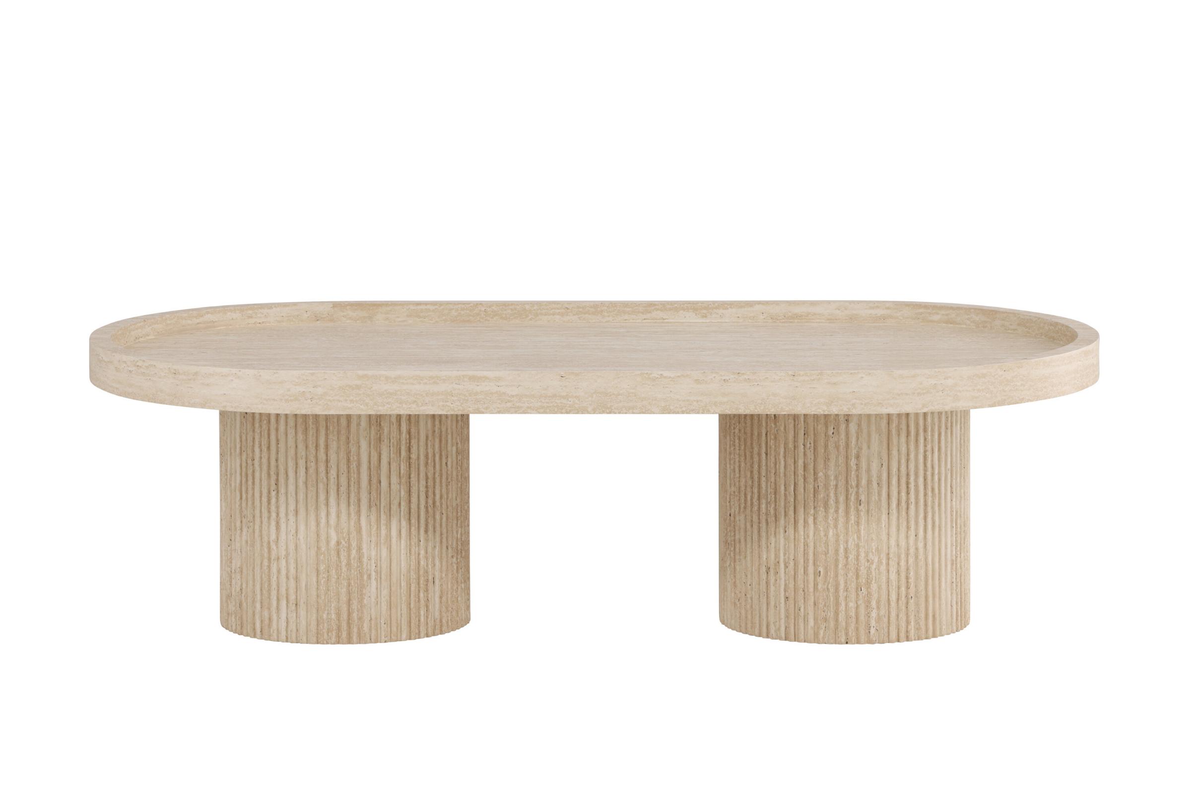 Krille sofabord beige