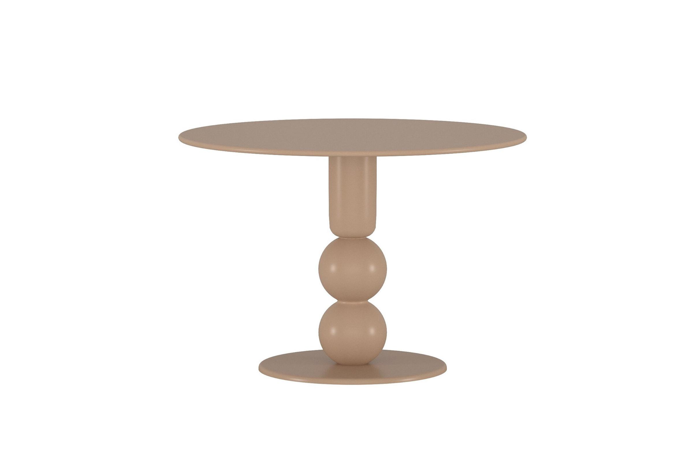 Boule spisebord Ø110cm beige