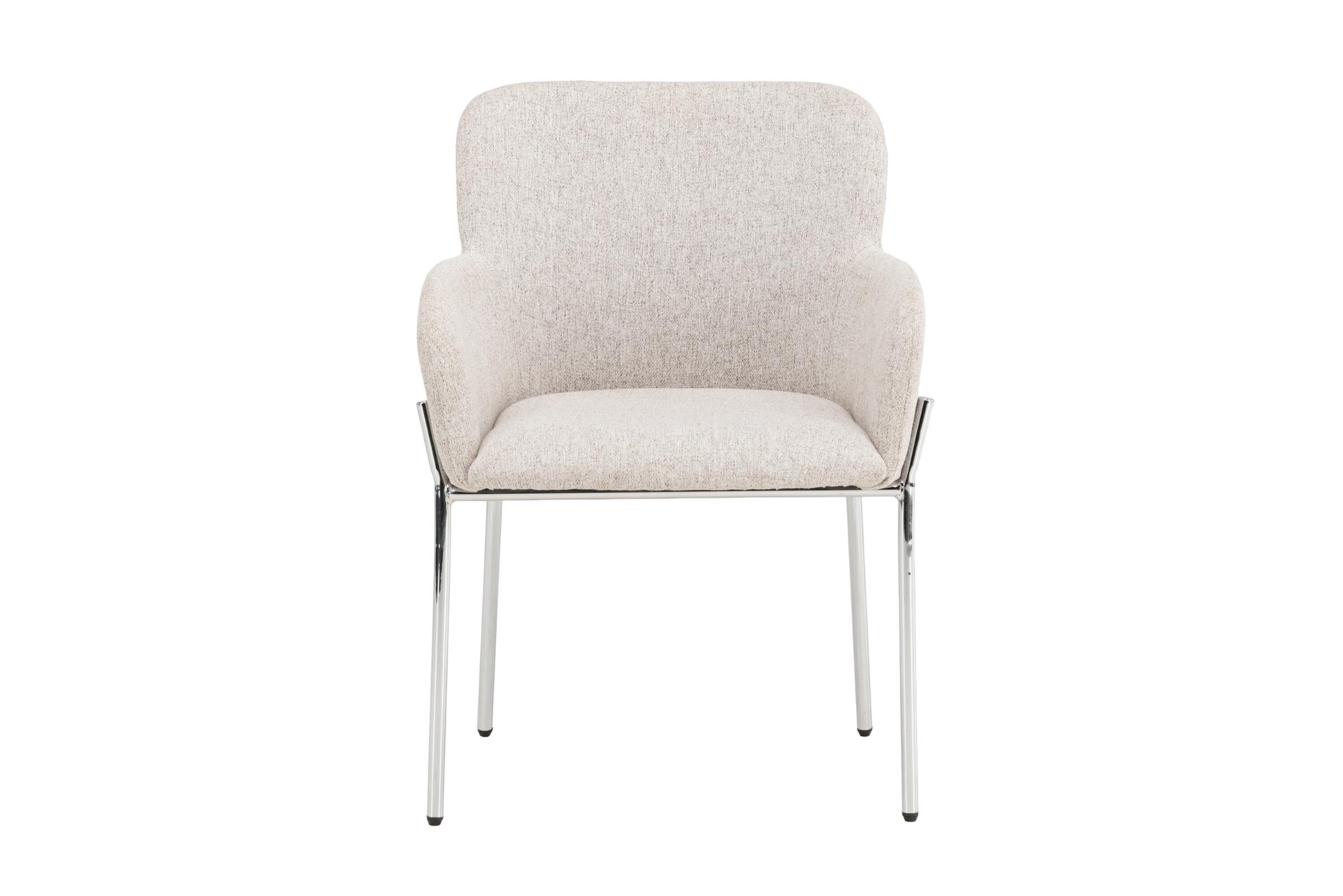 Vätö spisestuestol armlæn beige
