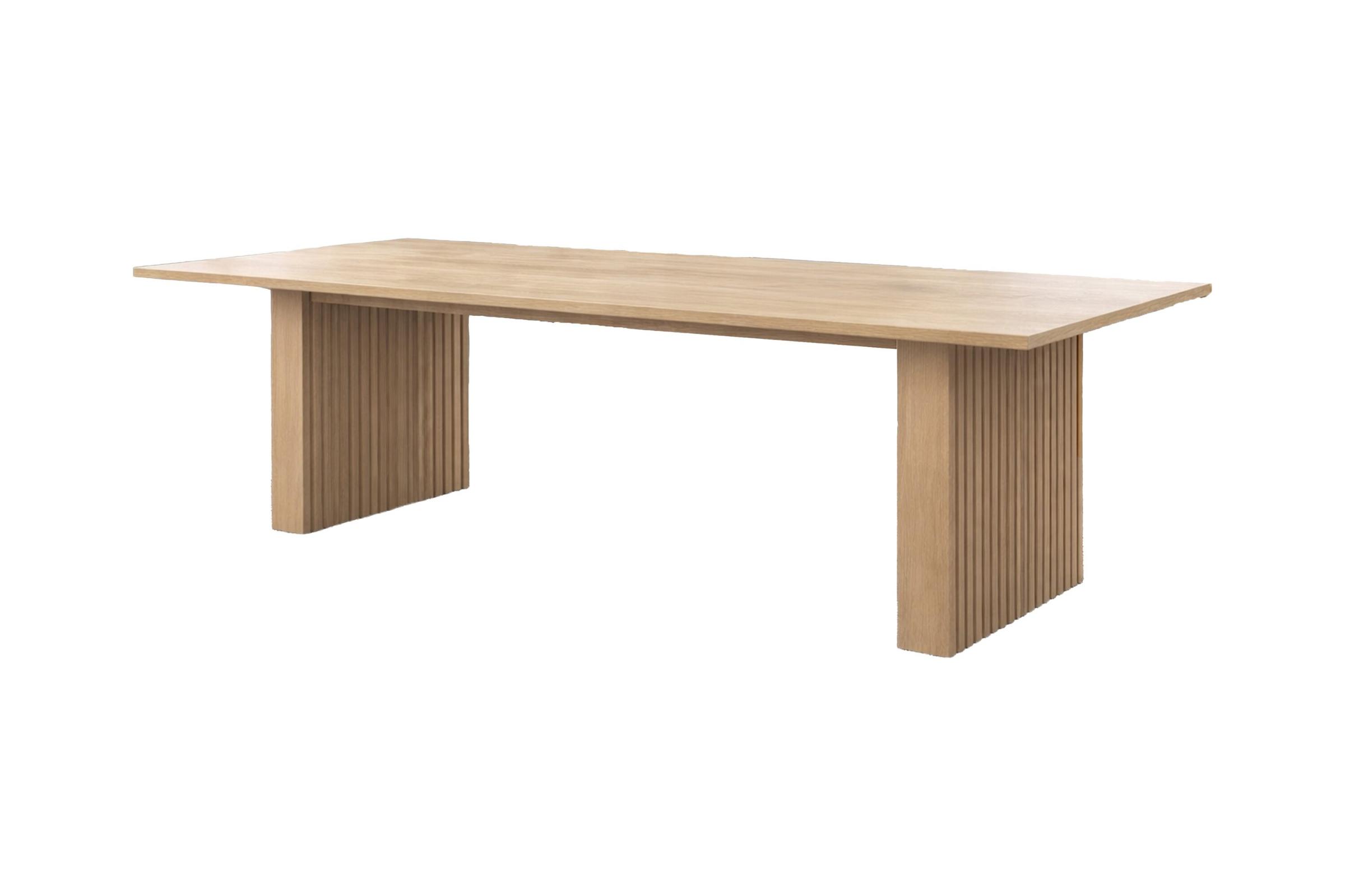 Humle spisebord 100x200/300cm med udtræk natur