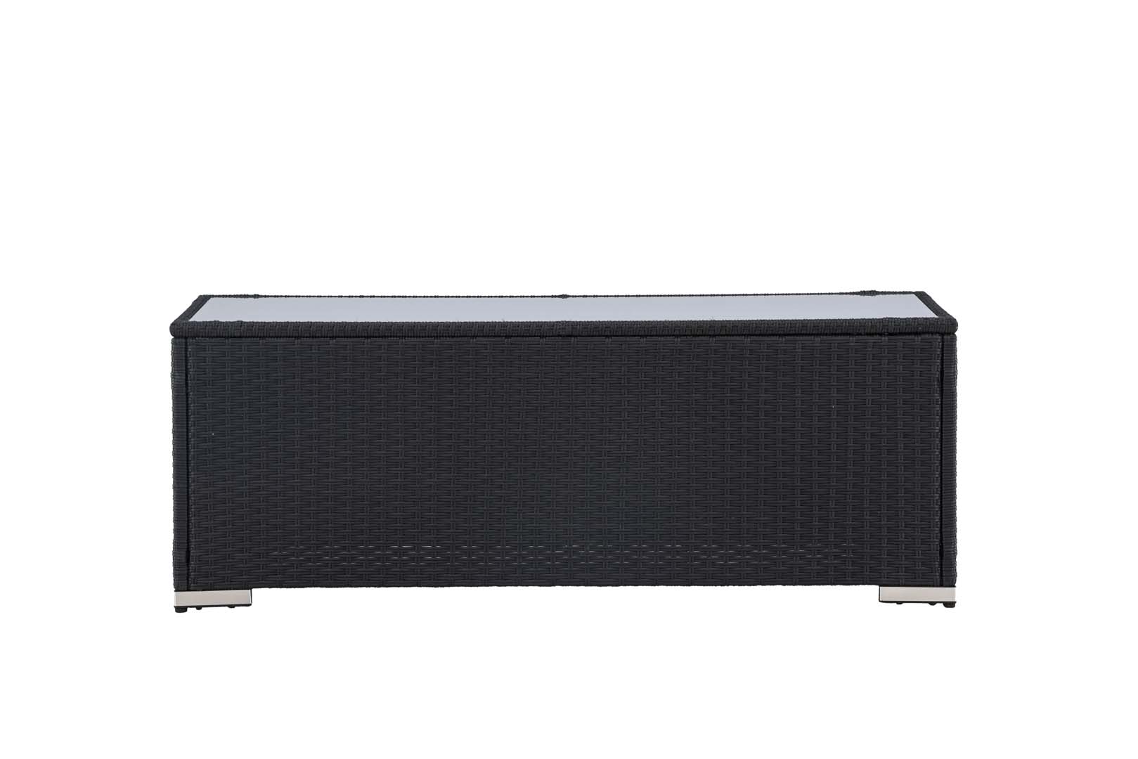 London havebord 50x120cm sort