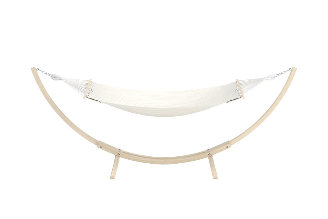 Hedvig hængekøje på stativ whitewash