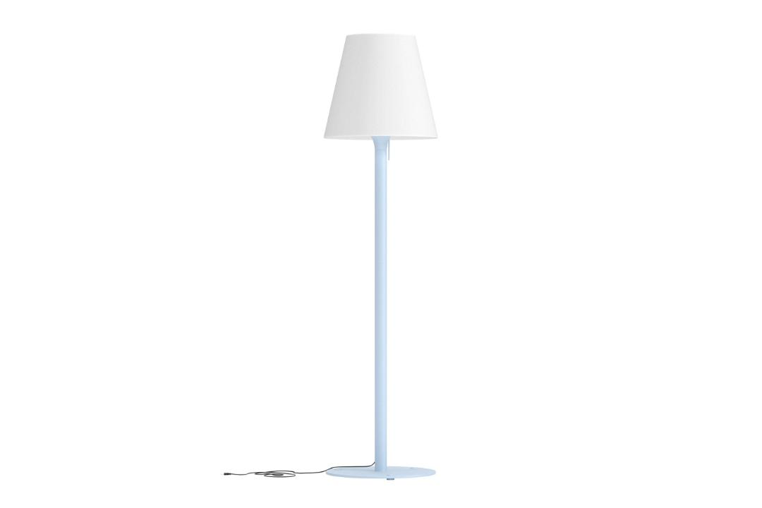 Moris lampe lyseblå