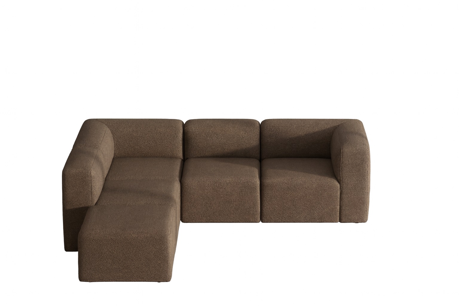 Cubic XL Chaiselong sofa højre eller venstrevendt brun