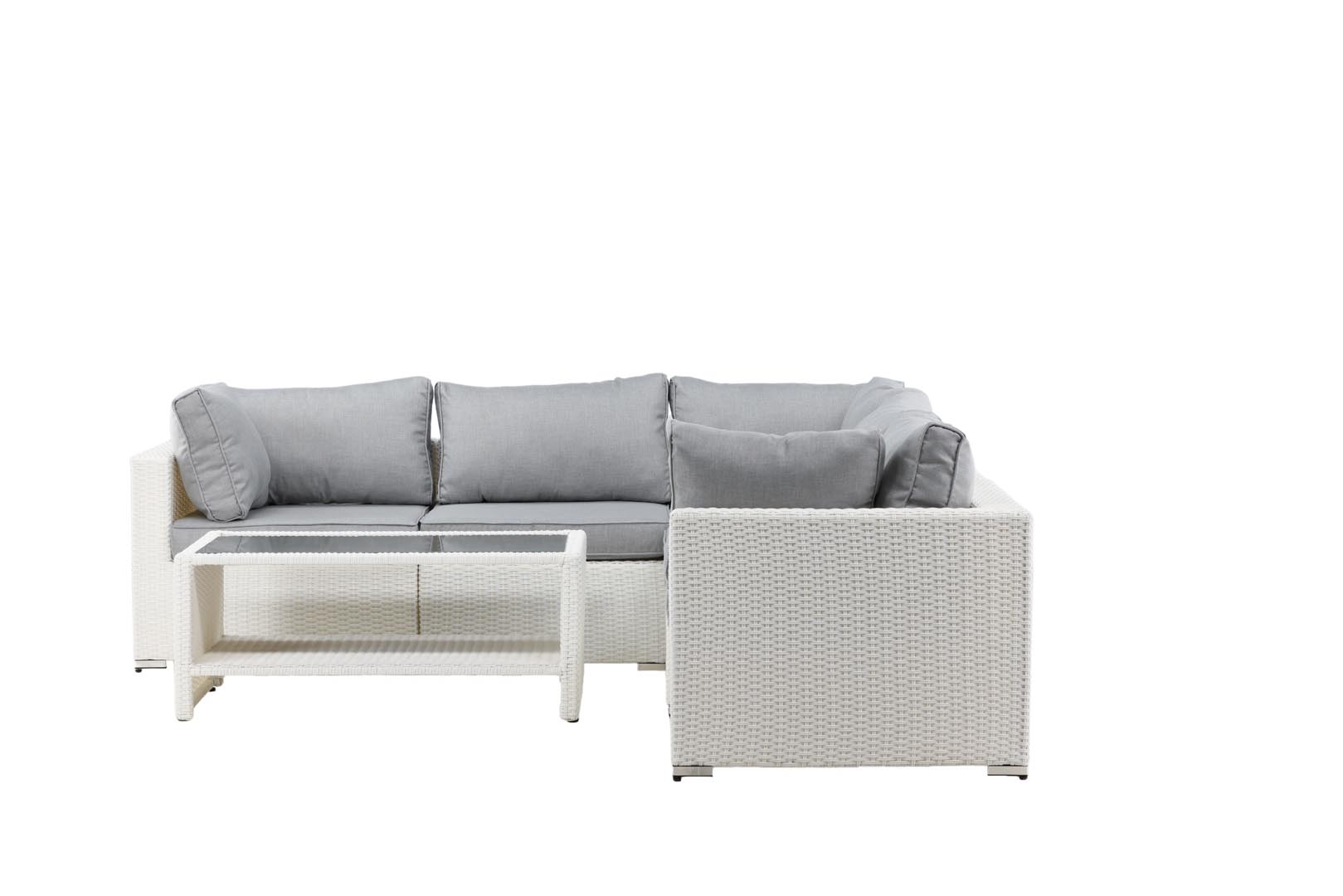 Amazon loungesæt 2 dele grå,hvid