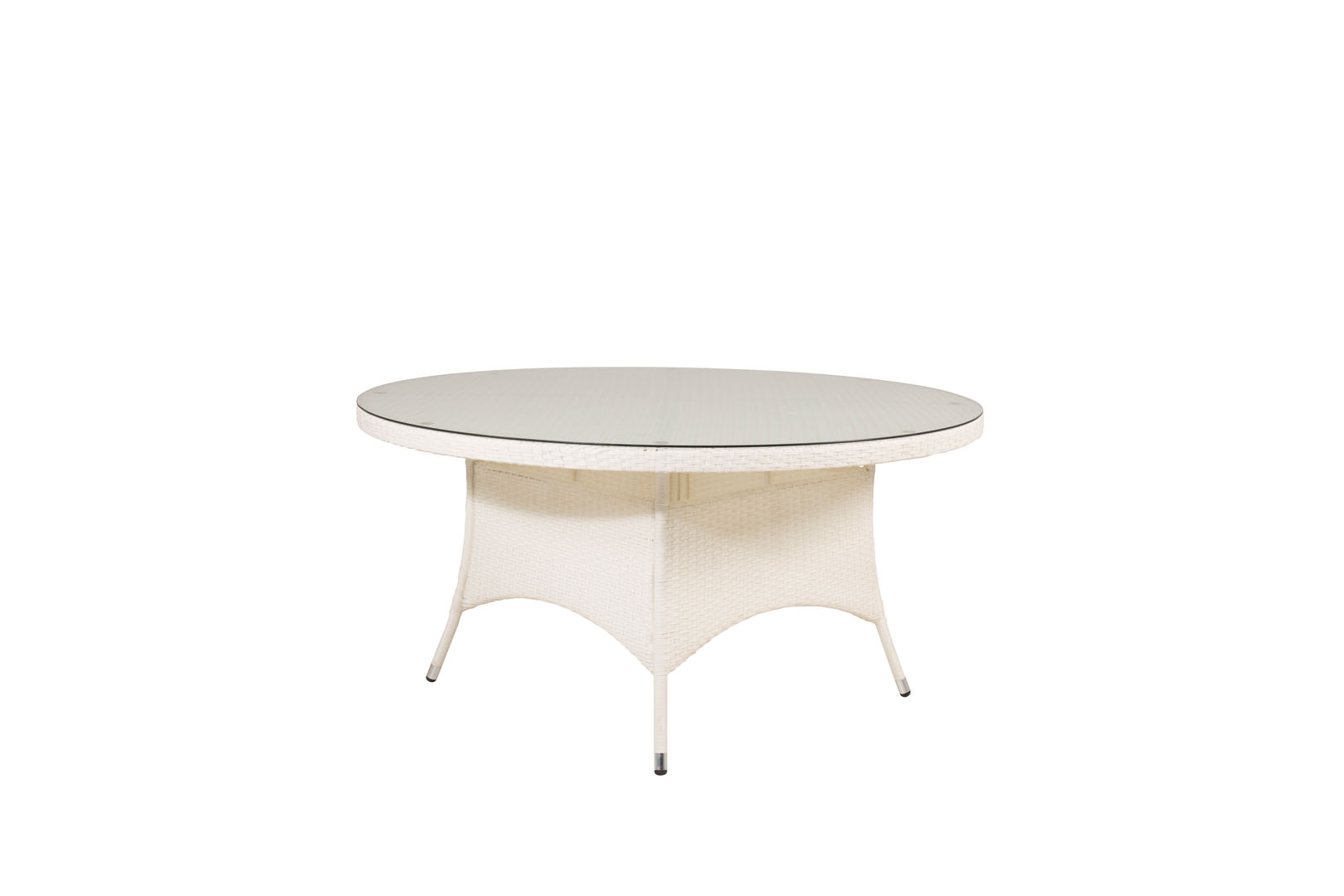 Volta havebord Ø150cm hvid