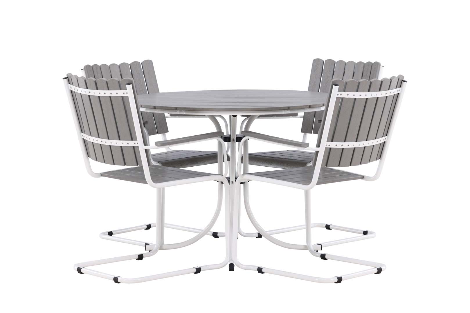 Holmsund loungesæt 5 dele grå