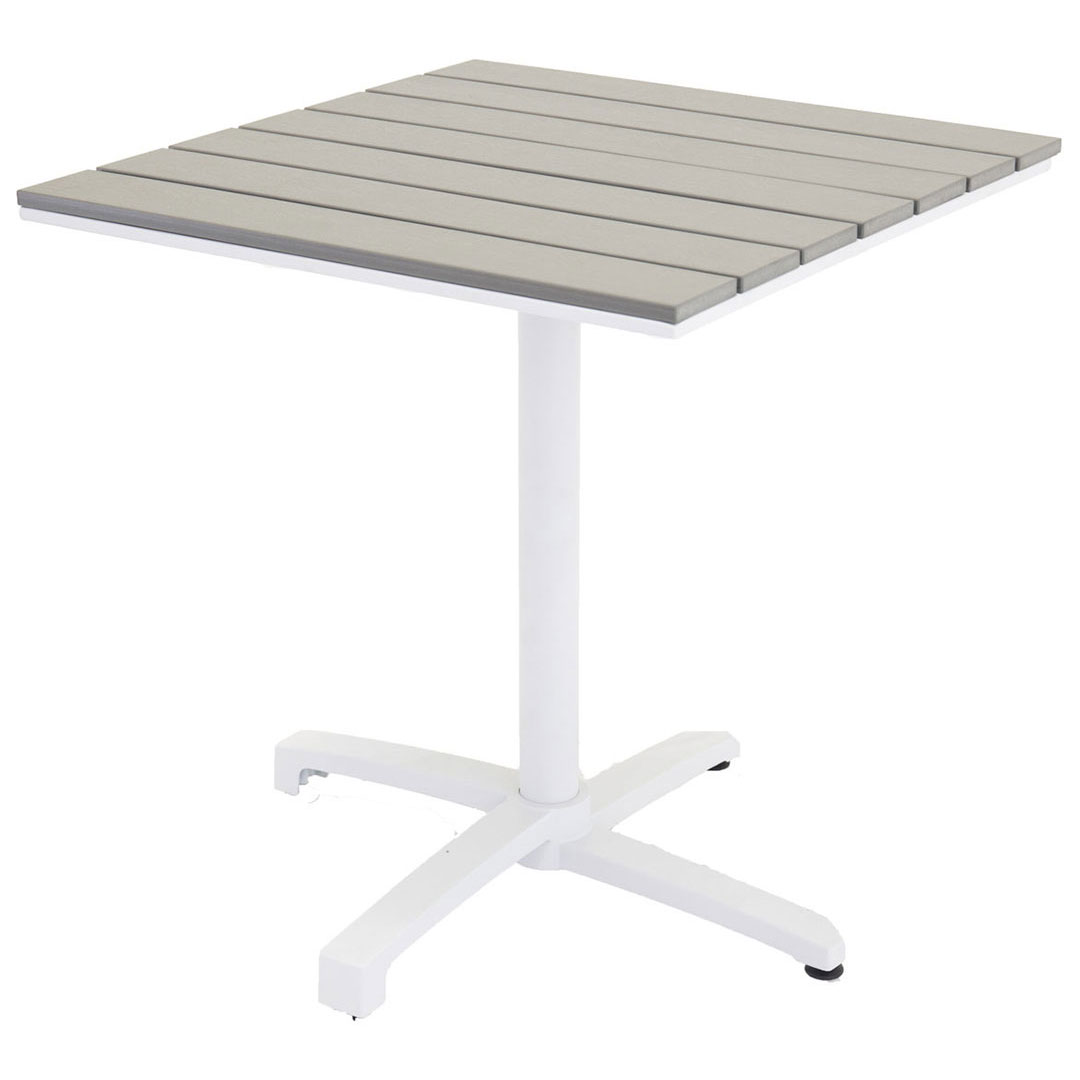 Colorado cafe-og altanmøbel cafebord grå,hvid