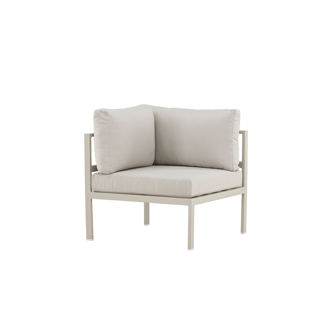 Copacabana havesofa hjørne del beige