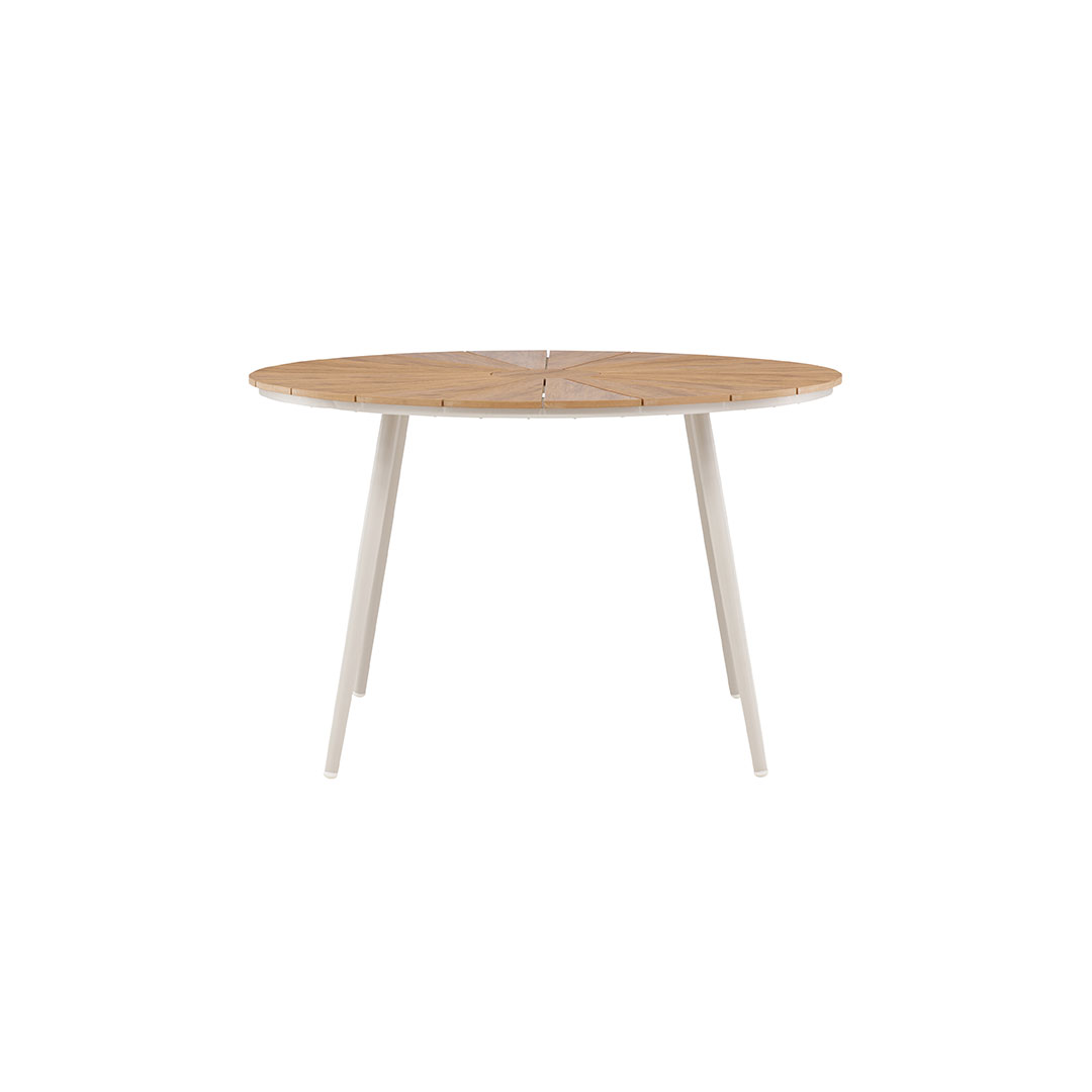 San Vito havebord Ø120cm beige