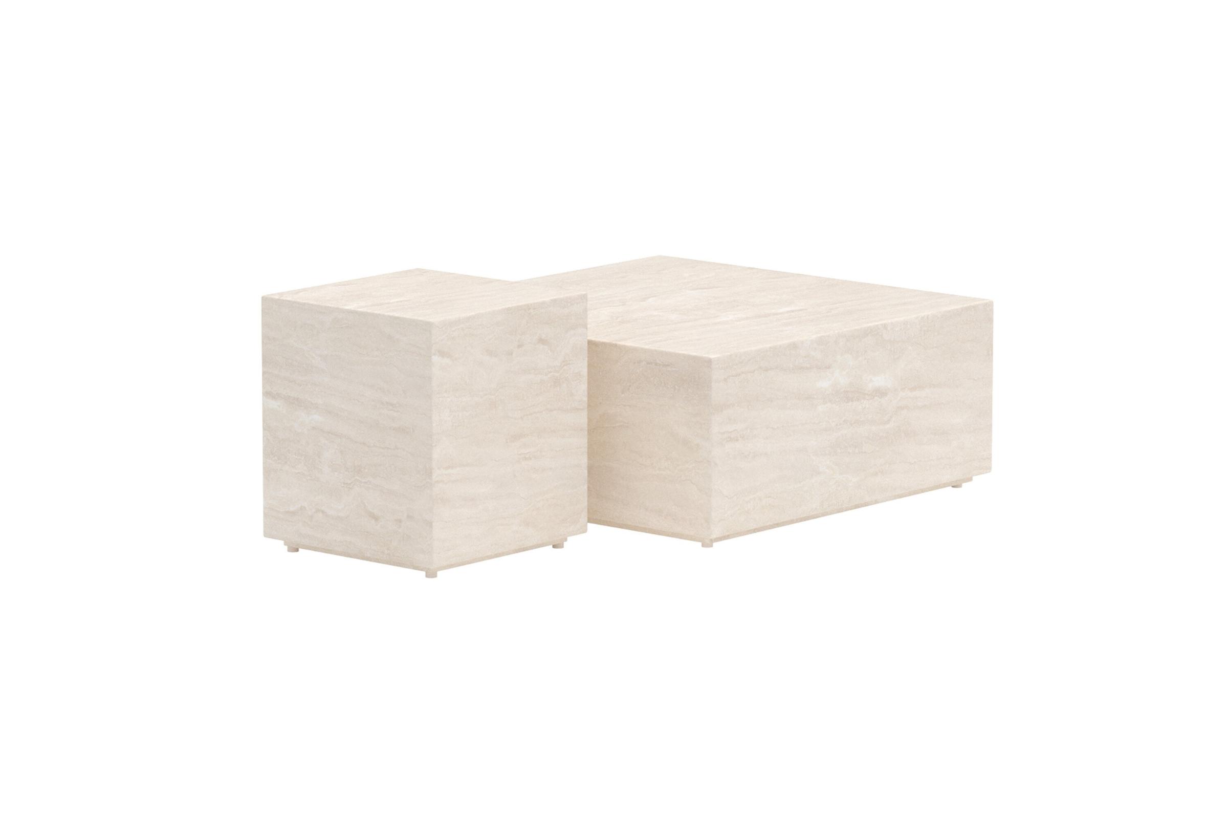 Lissabon havebord sæt med 2 beige