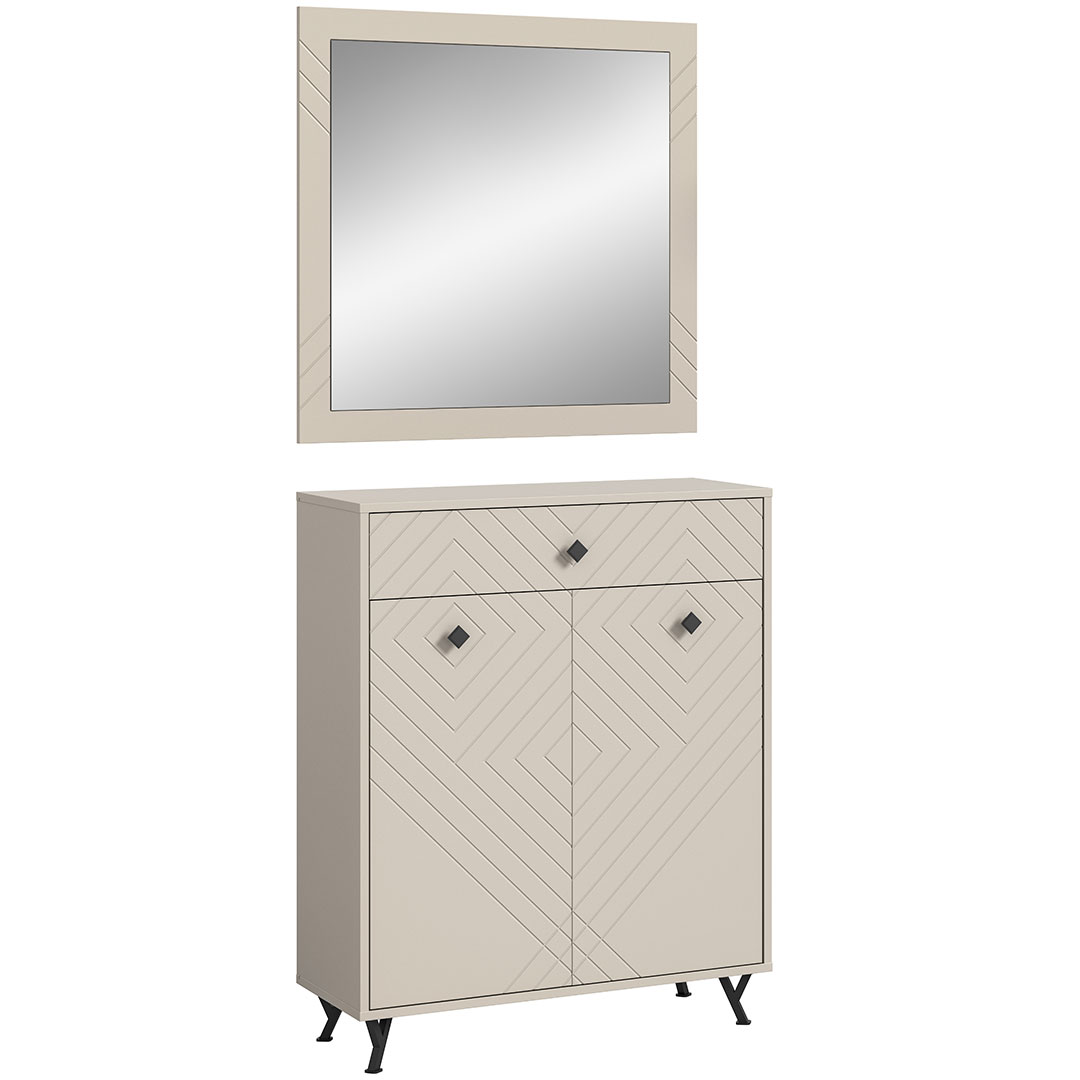 Notes entremøbelsæt mat beige