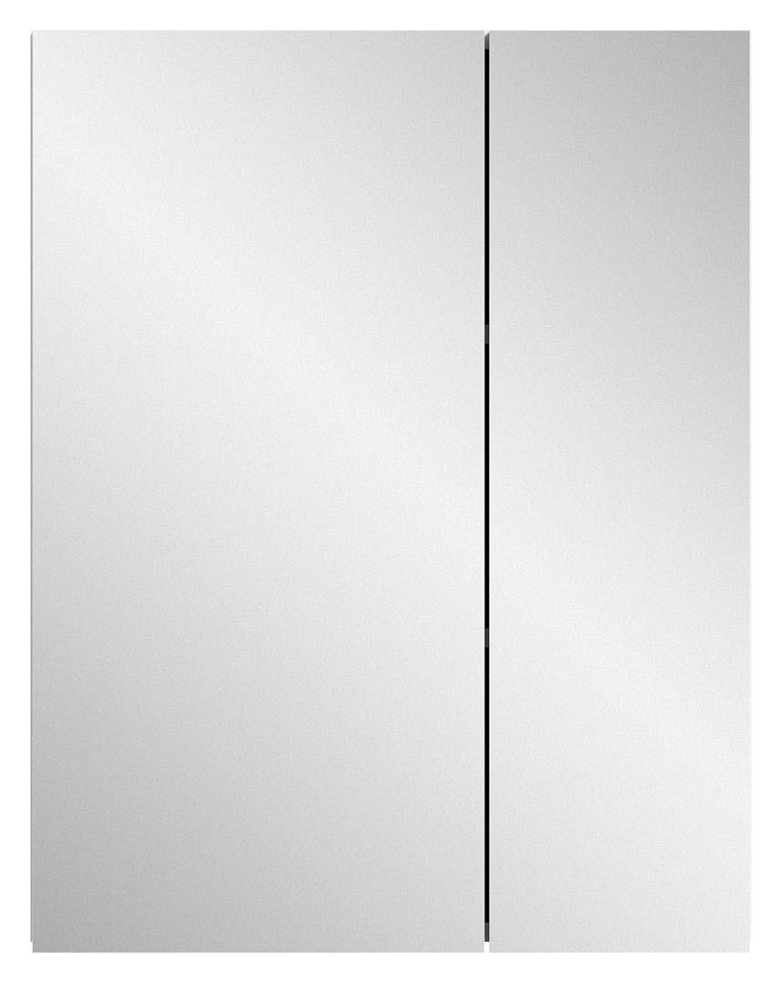 Vira spejlskab badeværelse 2 låger højglans hvid,hvid