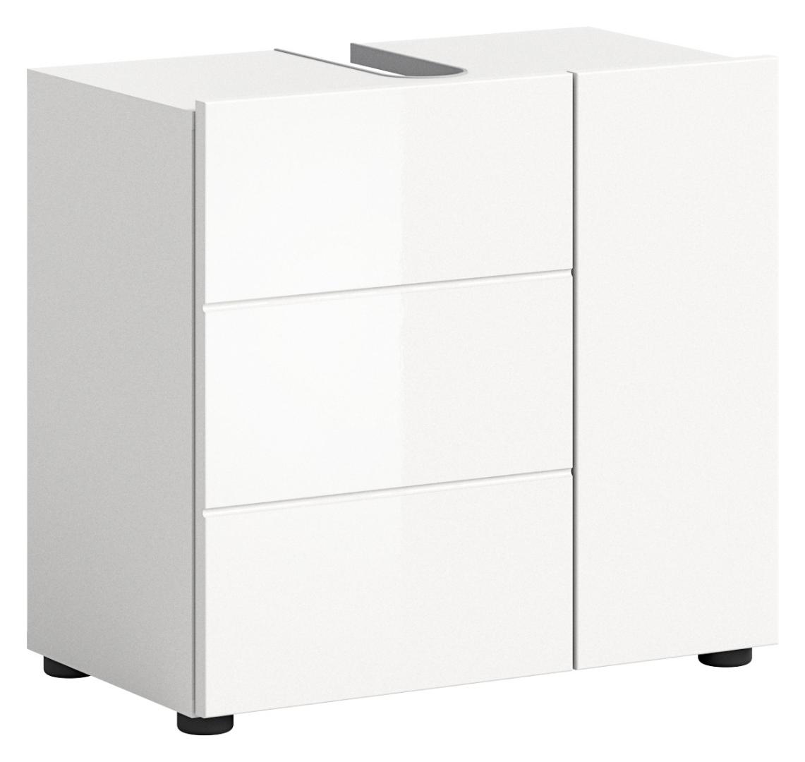 Vira vaskeskab 2 låger hvid højglans, hvid