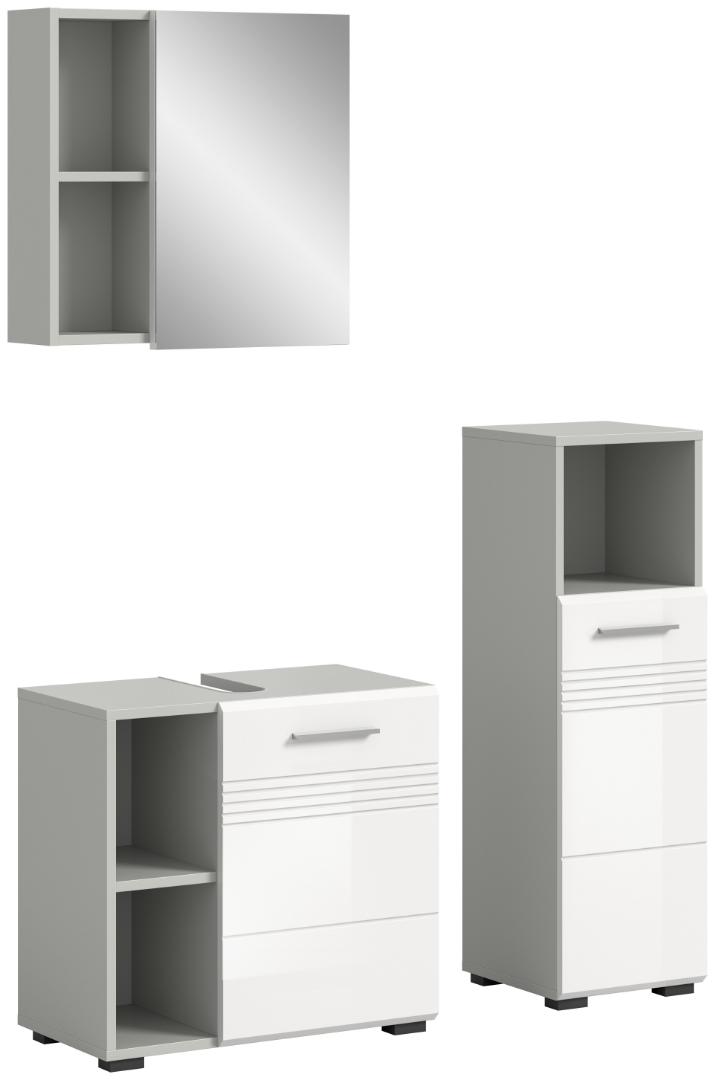 Copa badmiljø C9 hvid højglans, lysegrå