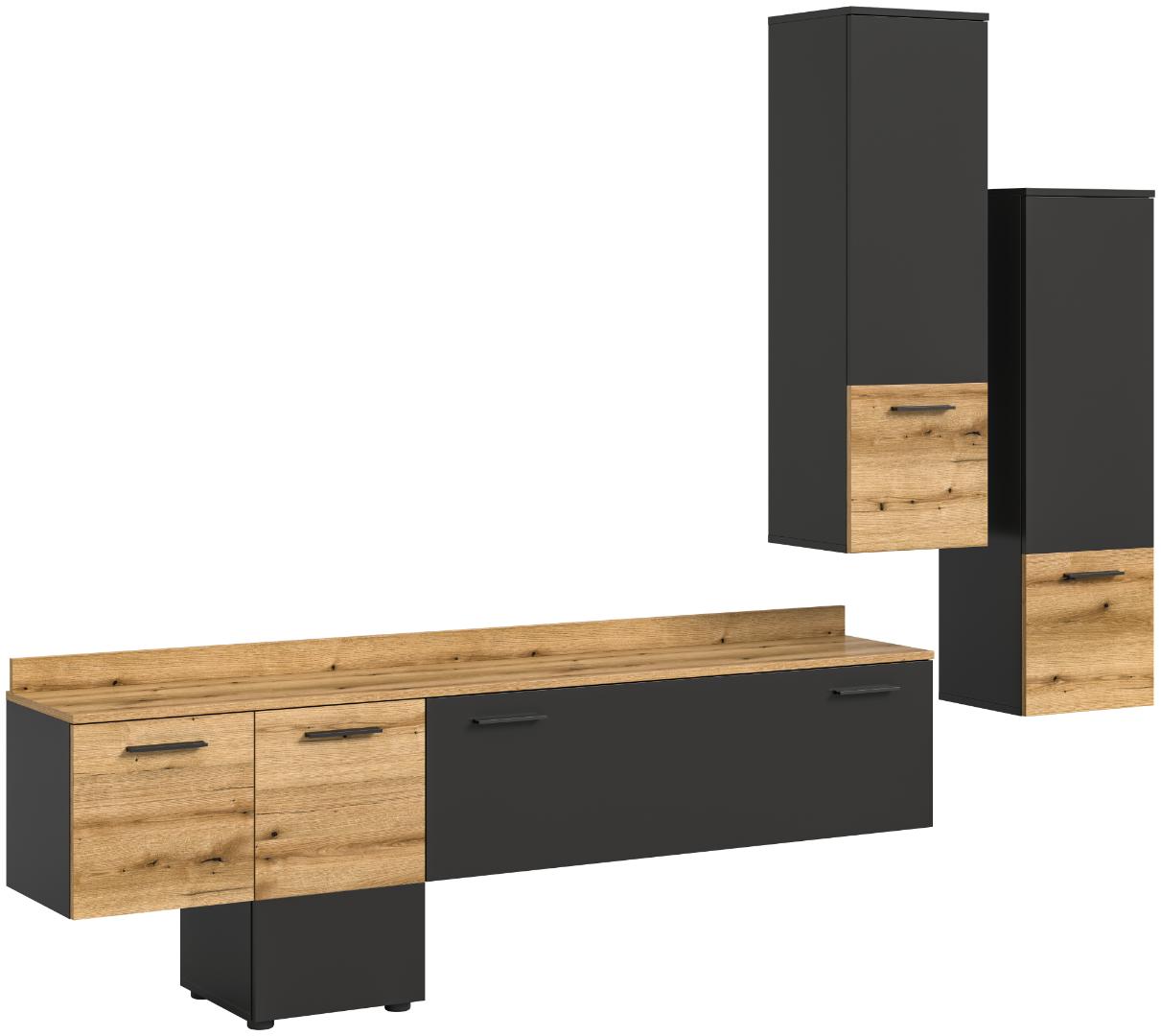 Goal reol G1 system inkl. belysning grå