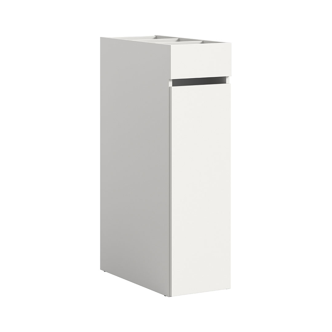 Free badskab 1 skuffe 3 rum hvid