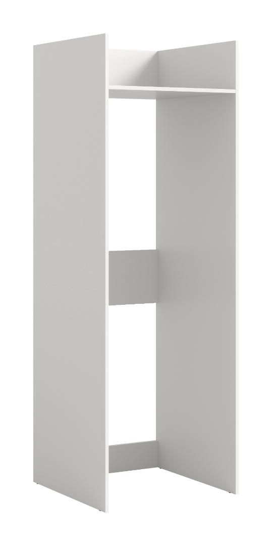 Free vaskemaskineskab 1 klaplåge, 1 hylde hvid