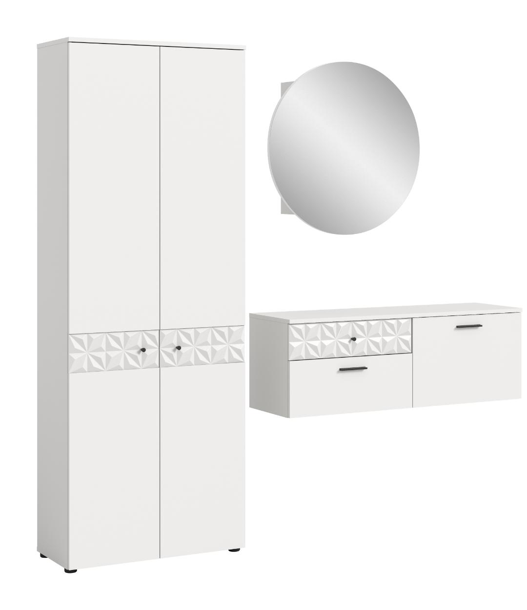 Prisma entremøbelsæt P6 hvid