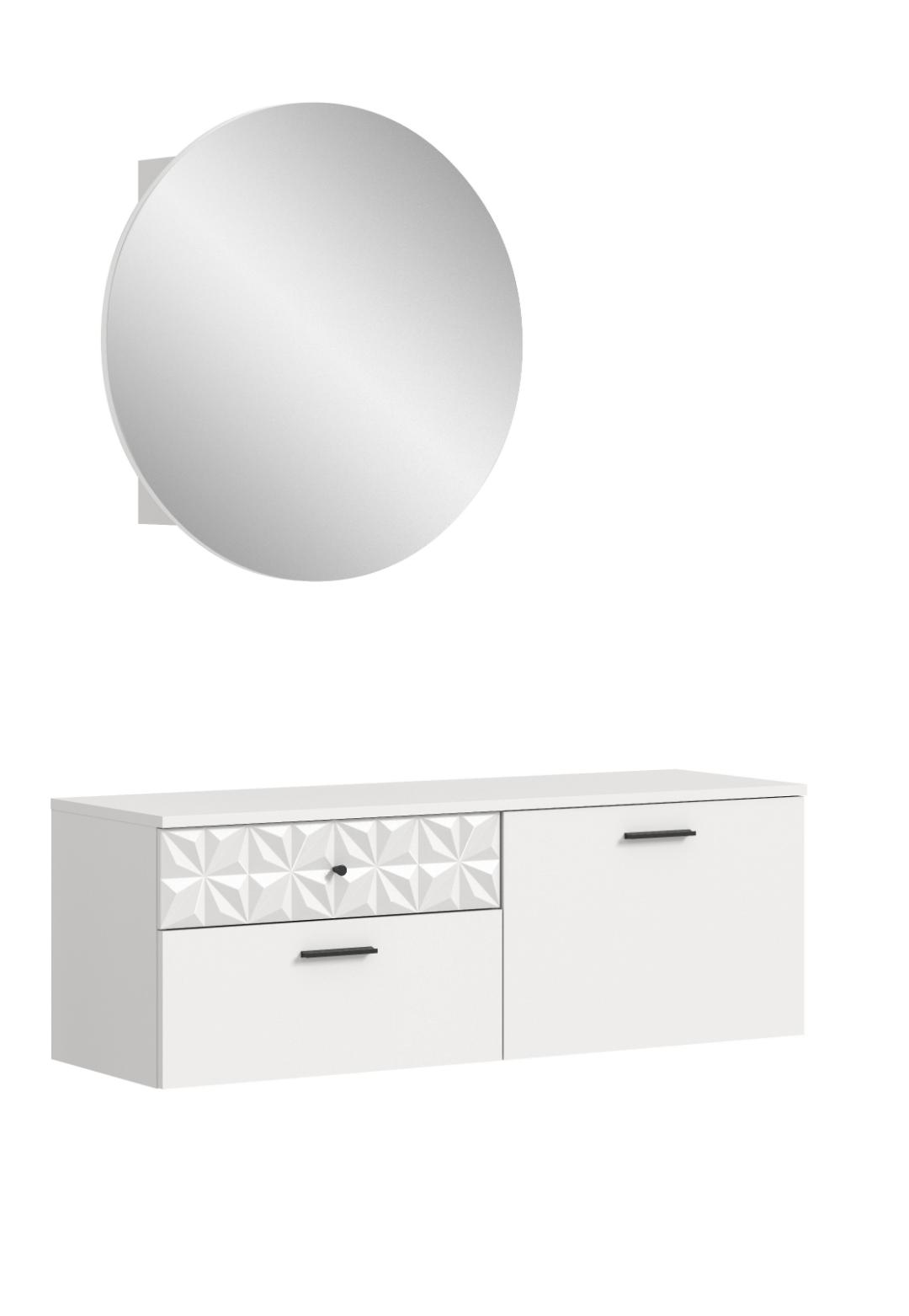 Prisma entremøbelsæt P3 hvid