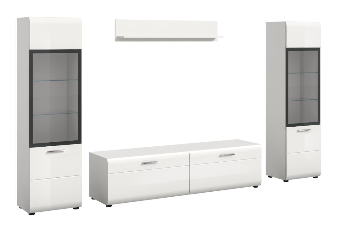 Ice reolopstilling hvid, hvid højglans