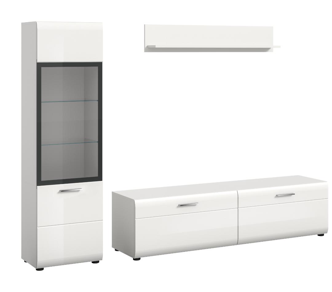 Ice reolopstilling hvid, hvid højglans