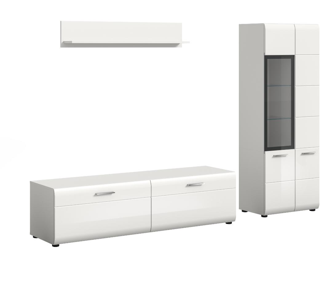 Ice reolopstilling hvid, hvid højglans