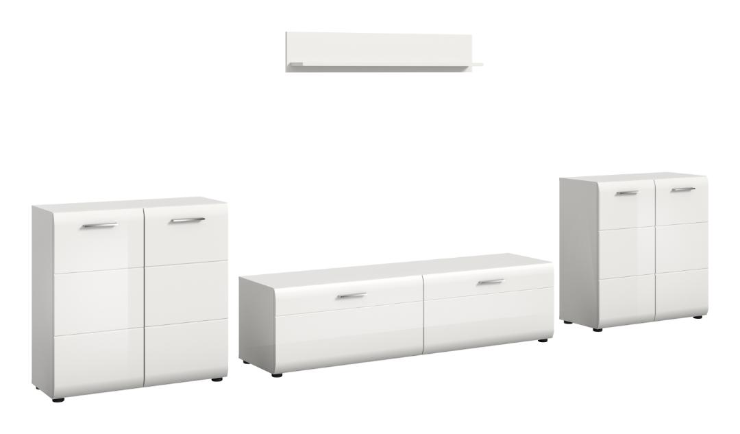 Ice reolopstilling hvid, hvid højglans