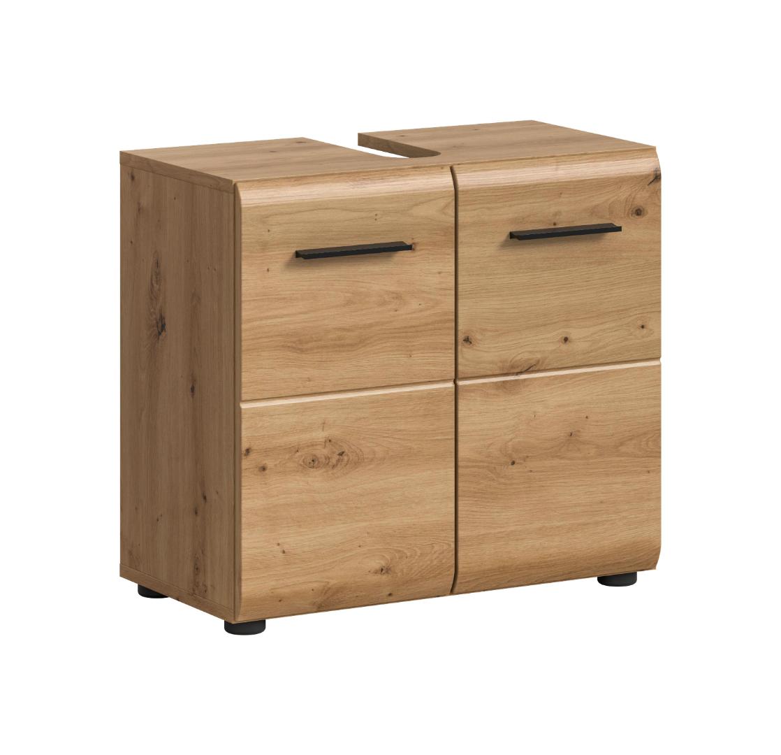 Ice vaskeskab 2 låger eg dekor