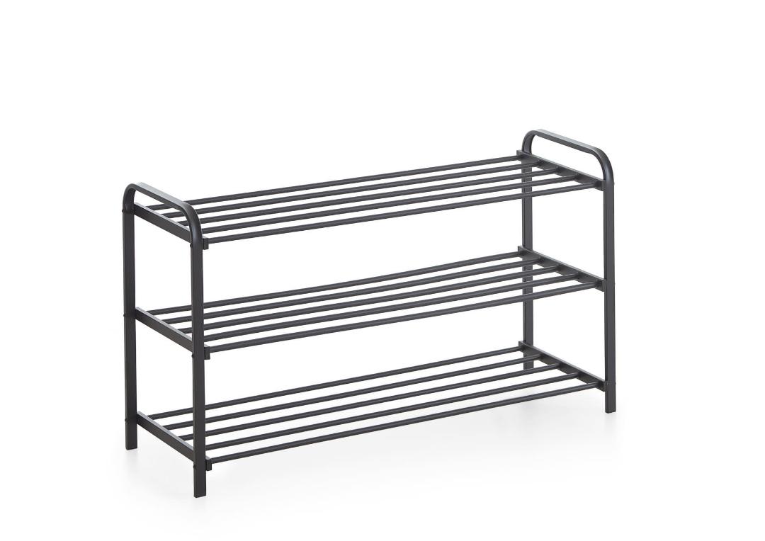 Karin skoskab 2 hylder sort