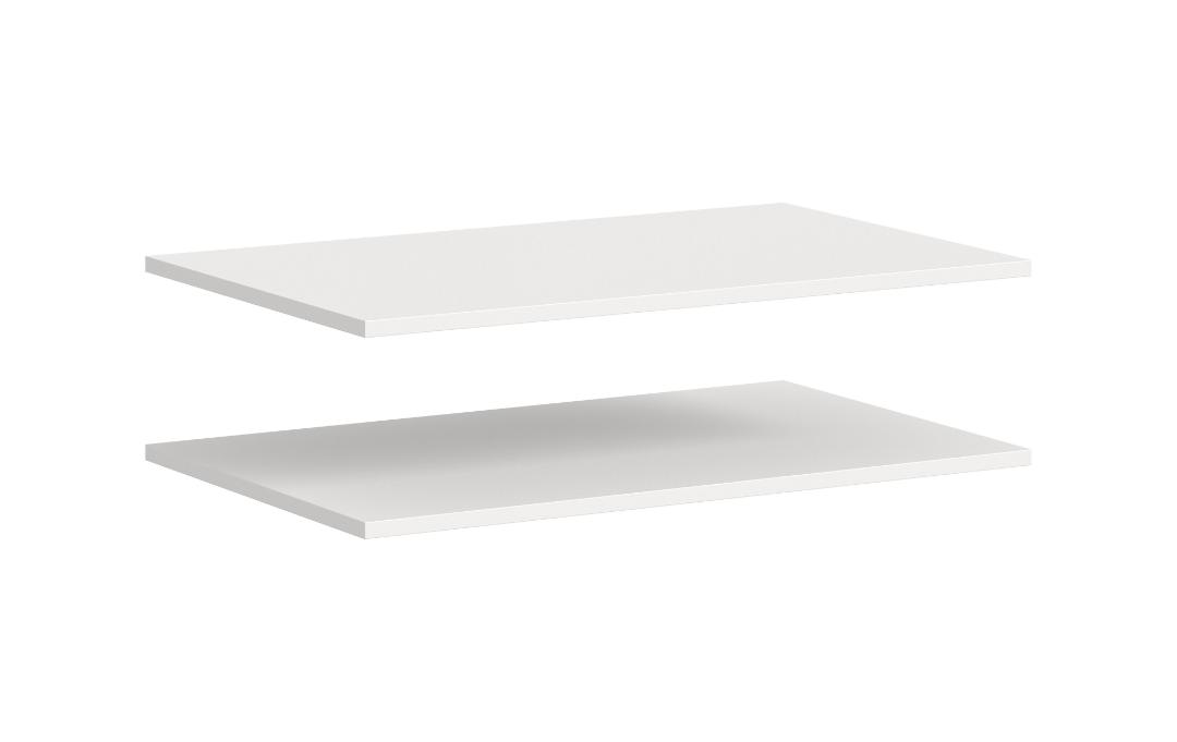 Karin 2 løse hylder 77x48cm hvid
