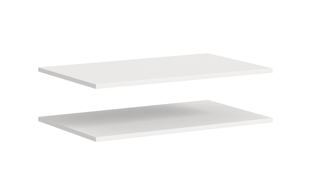 Karin 2 løse hylder 78x48cm hvid