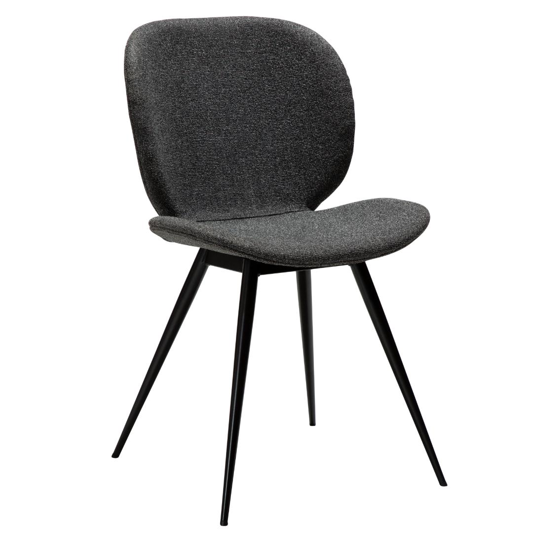 Cloud Dan-Form spisestuestol bouclé mørkegrå billede