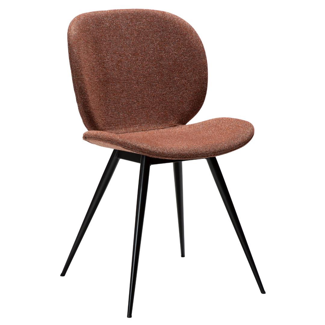 Cloud Dan-Form spisestuestol bouclé bordeaux