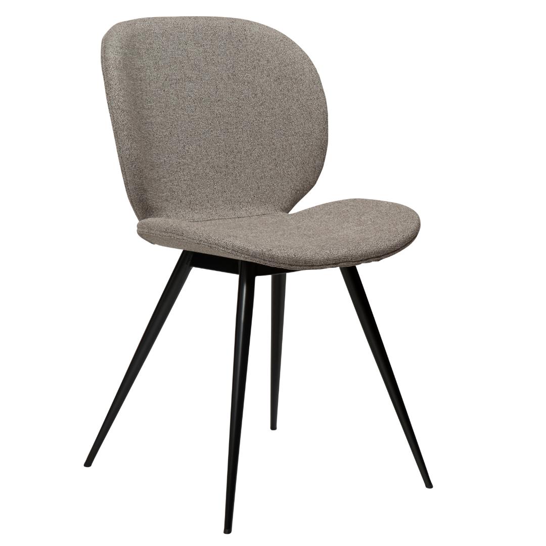 Cloud Dan-Form spisestuestol bouclé lysebrun billede