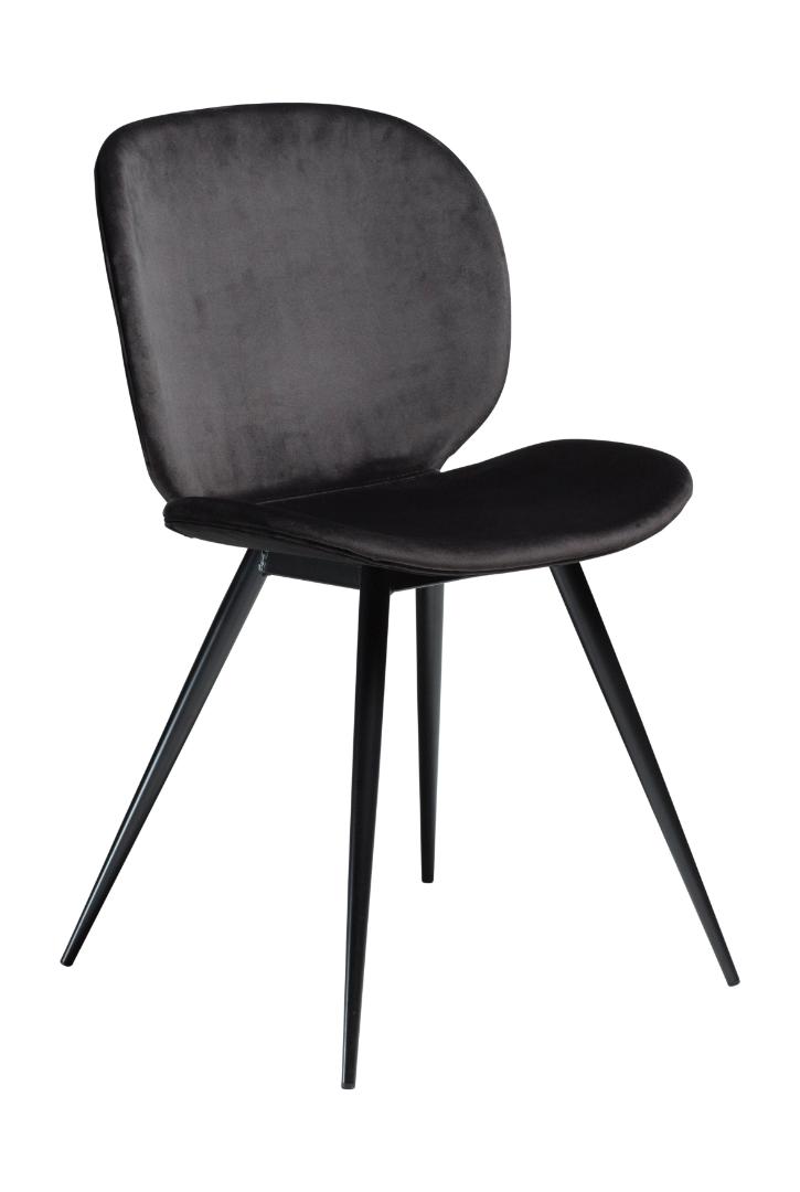 Cloud Dan-Form spisestuestol velour sort