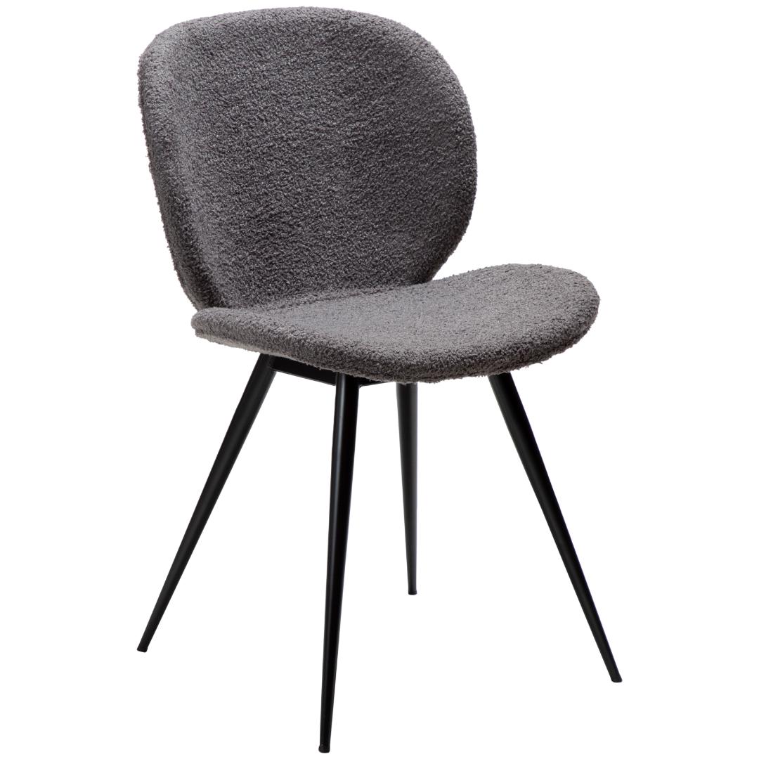 Cloud Dan-Form spisestuestol bouclé grå