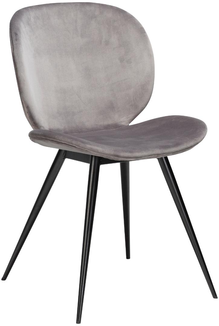Cloud Dan-Form spisestuestol velour grå