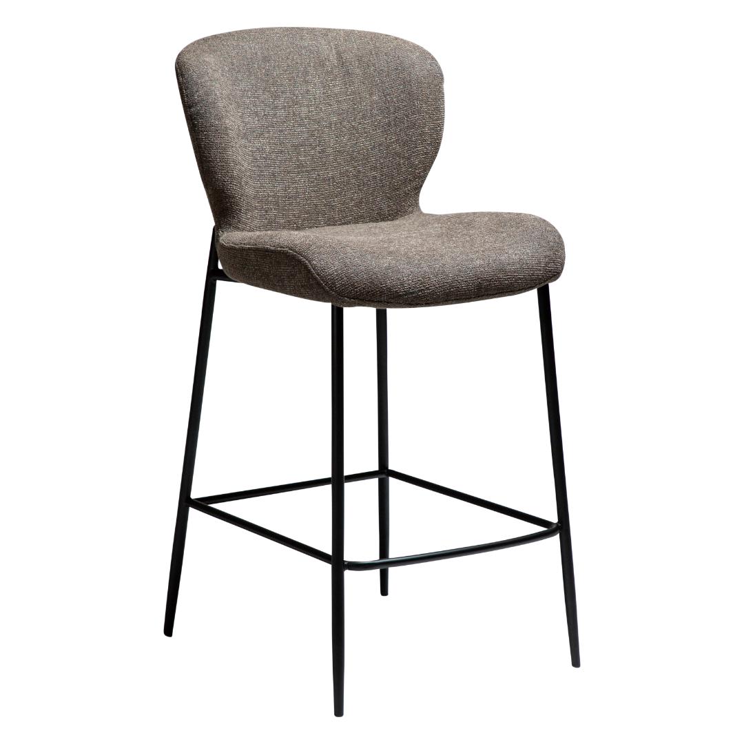 Glory Dan-Form counter stol bouclé brun