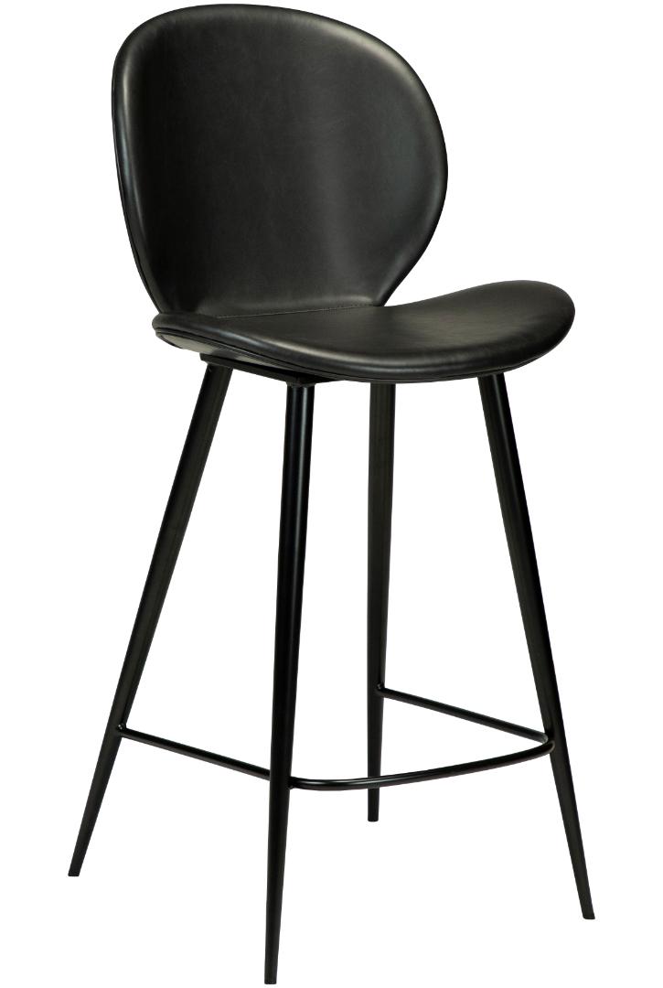 Cloud Dan-Form counter stol PU kunstlæder sort billede